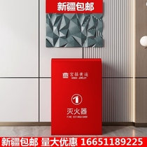 Customized text creative storage box hotel sales department high-end fire extinguisher box factory direct sales placement box wrought iron box