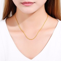 Ottles discount store Withdrawal Cupboard Clearance Clear Cabin Pick-up 18K Gold Chain Subtlets Female Accessories