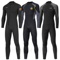 1 5 3MM front zipper one piece wetsuit mens water rescue jellyfish wetsuit warm snorkeling surf swimsuit