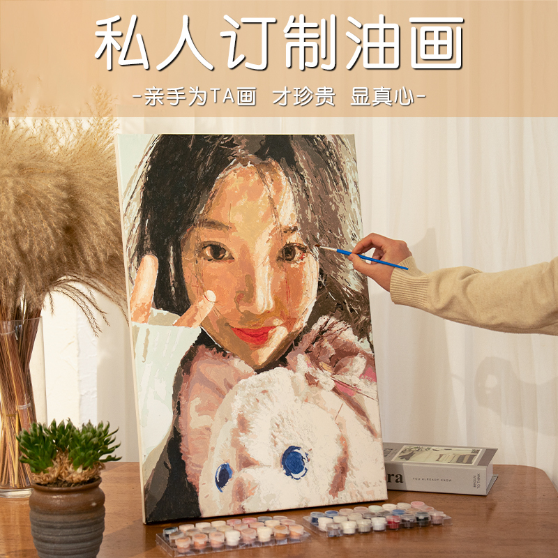 diy数字油画人像画精选和diy数字油画人像画品牌价格与图片-淘宝商品网