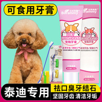 Teddy Dog Dedicated Toothbrush Toothpaste Set Brush Toothpaste Except Steam Puppy to Tooth Stone Small Puppy