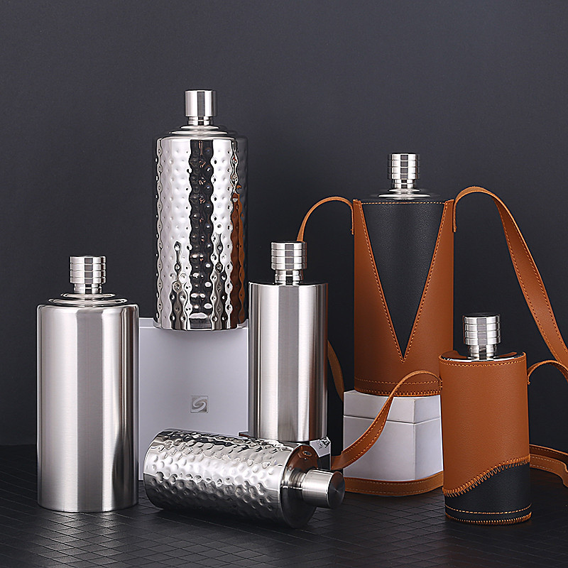 Wine pot Stainless steel 304 high-grade 1kg 2kg household portable personalized thickened creative white wine bottle