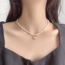 Жемчужное ожерелье Ши Цзя, женщины высокого уровня, люди в двух слоях, сложенные из проса, жемчуга, ключицы, цепи, темперамент, роскошь, роскошь, шея.