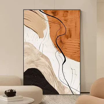 油彩画 抽象画 60×80cm抽象油画-60×80cm抽象油画促销价格、60×80cm抽象油画品牌- 淘宝