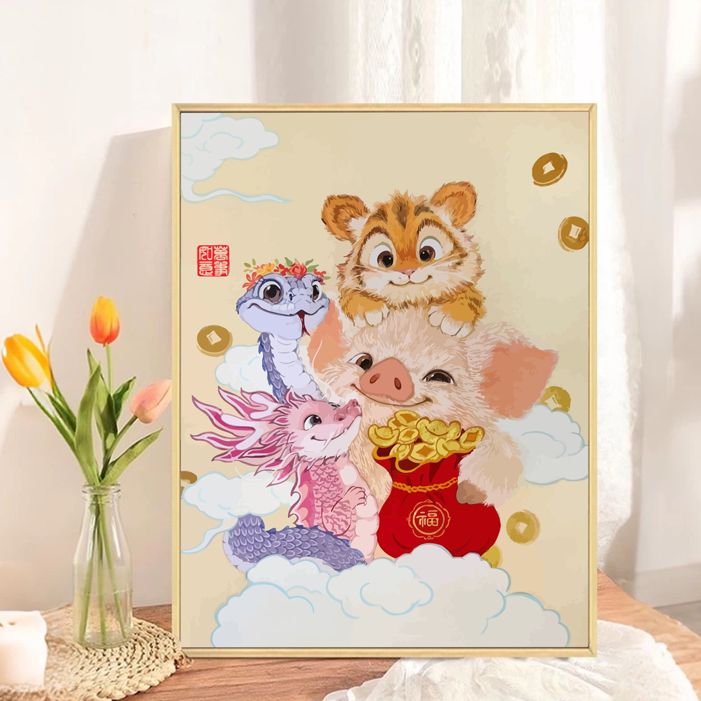 羊　油彩画 羊油画-羊油画促销价格、羊油画品牌- 淘宝