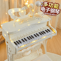 Childrens piano toy multifunctional electronic organ with microphone beginner girl 2 baby 3 years old 5 children 6 birthday gift