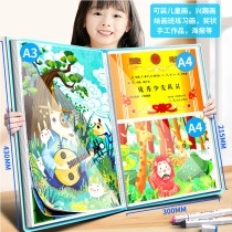 Picture book containing books 8K Painting Clips Paintings collection Collection of children Painting Paintings Favorites Fine Art Information 4k Painting Paper