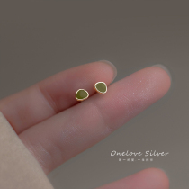 s999 sterling silver earrings female acacia bean sleep free ear piercing ear bone nails 2023 new explosive commuting earrings