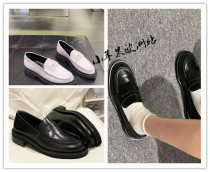 Italian YSL Saint Laurent loafers daily commuting all-match small leather shoes single shoes flat heel womens shoes