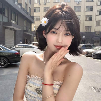 taobao agent Beam wig female short hair net red jk daily lolita natural cute bangs full headgear wig