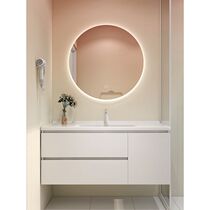 Solid wood ceramic integrated basin Baths cabinet Composition modern minimalist washbasin cabinet Combination cabinet Bathroom Cabinet Wash table