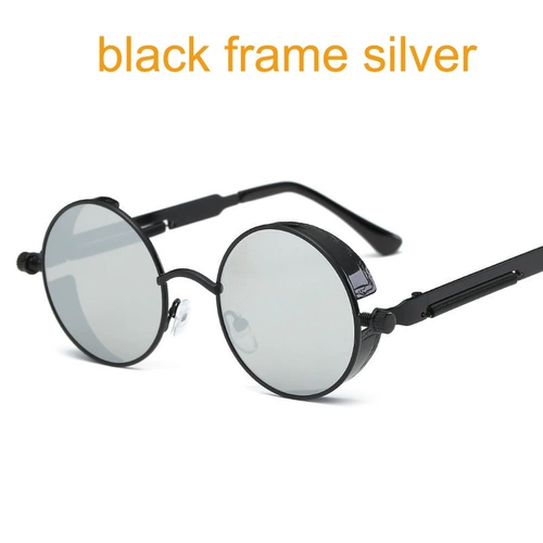 Круглые металлические солнцезащитные очки для мужчин женщины Retro UV400 Sun Glass