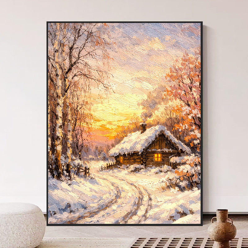 雪景数字油画-雪景数字油画促销价格、雪景数字油画品牌- 淘宝