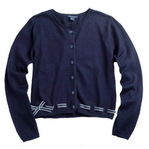 Eaton Ghost school uniform girl sweater British childrens sweater thin coat autumn cardigan 09M225
