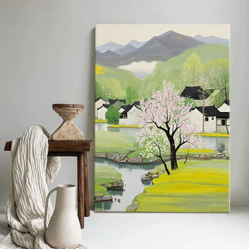 江南小镇油画-江南小镇油画促销价格、江南小镇油画品牌- 淘宝