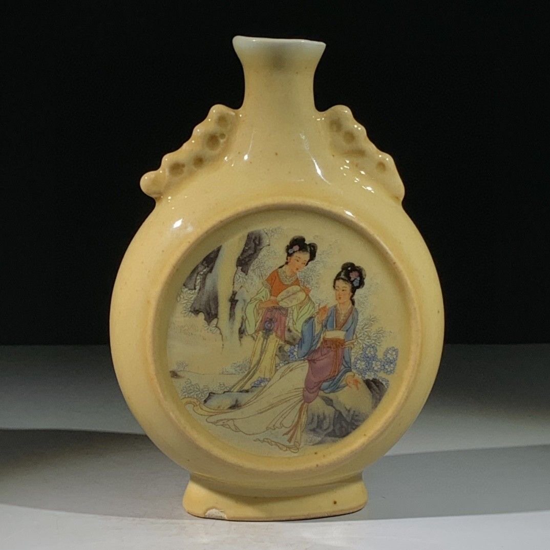 粉彩仕女瓷瓶-粉彩仕女瓷瓶促销价格、粉彩仕女瓷瓶品牌- 淘宝