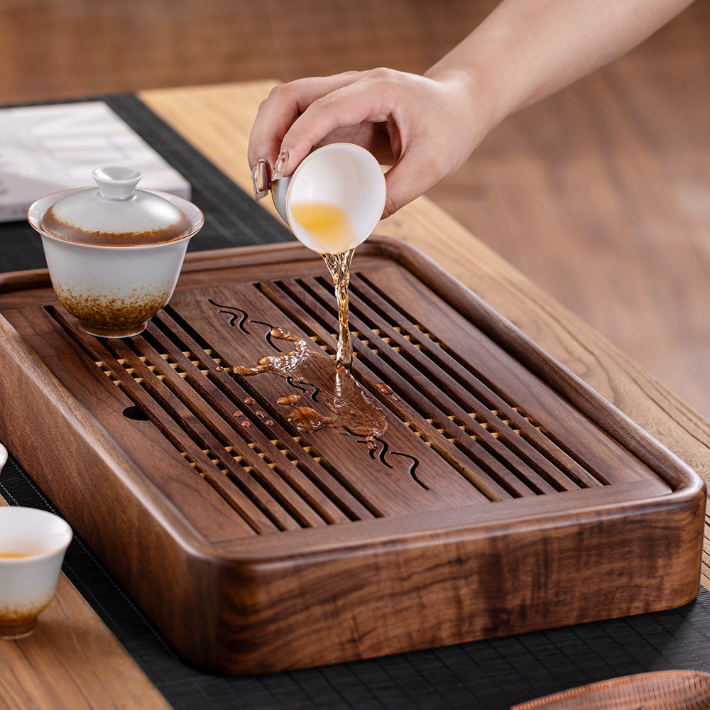 胡桃木製 貯水式茶盤 干泡台 コンパクト 储水式胡桃木茶盘-储水式胡桃木茶盘促销价格、储水式胡桃木茶盘品牌- 淘宝
