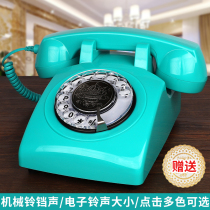 Wireless card phone landline telecom mobile Unicom retro antique phone European rotating home landline