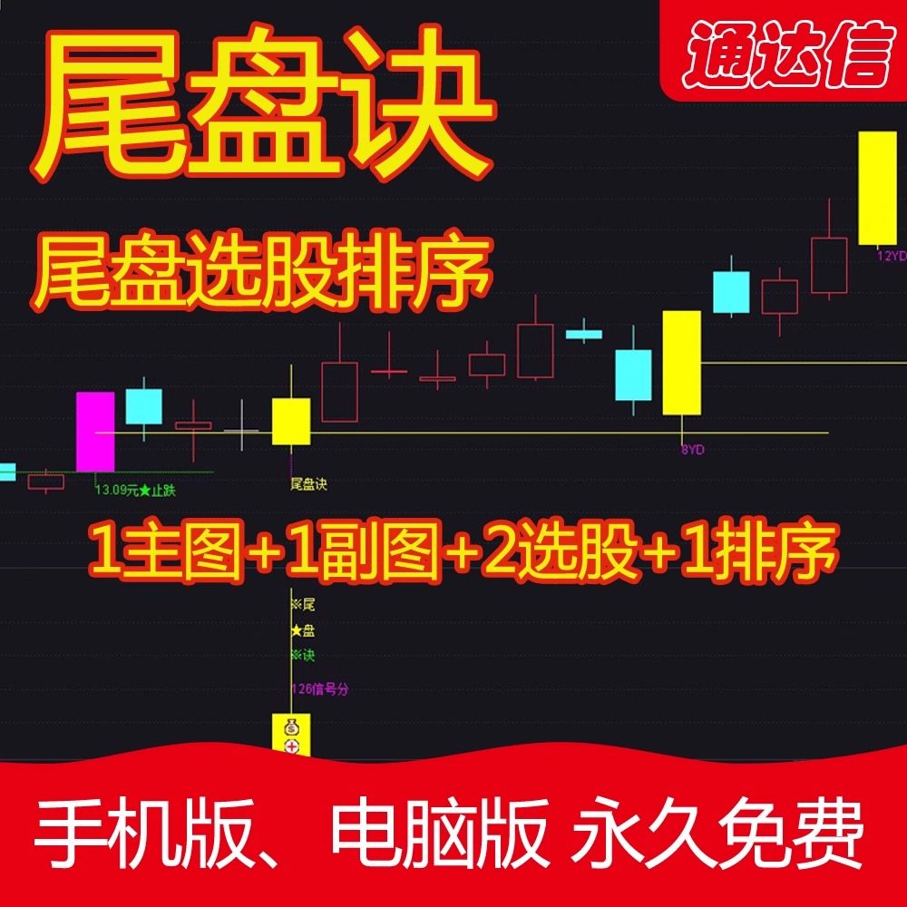 🔥揭秘尾盘买入战法选股排序通达信股票指标公式源代码低吸波段交易软件！你还在等什么？🤔-api-淘宝好物网