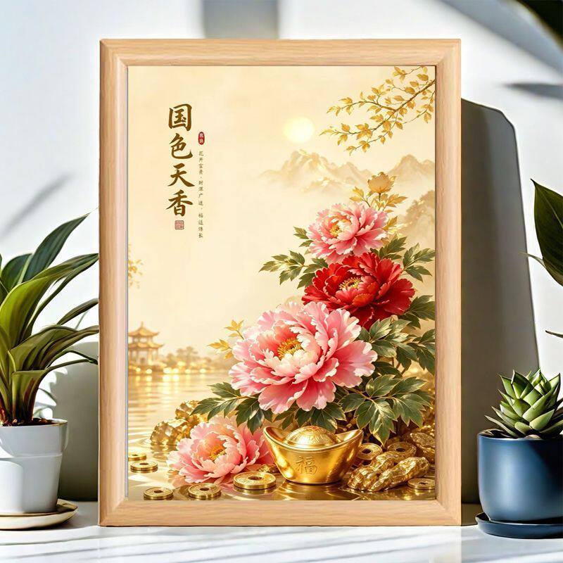 中式花开富贵图-中式花开富贵图促销价格、中式花开富贵图品牌- 淘宝