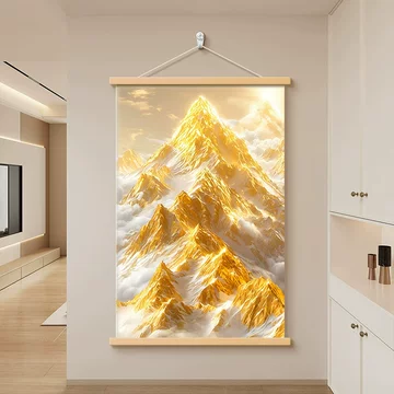 日照金山风景挂画50×50cm-日照金山风景挂画50×50cm促销价格、日照金山