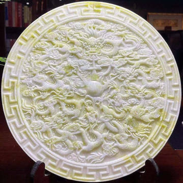 中国　玉石白玉彫刻　玉器　玉壁　玉飾　玉珮　M　R5484 玉璧摆件-玉璧摆件促销价格、玉璧摆件品牌- 淘宝