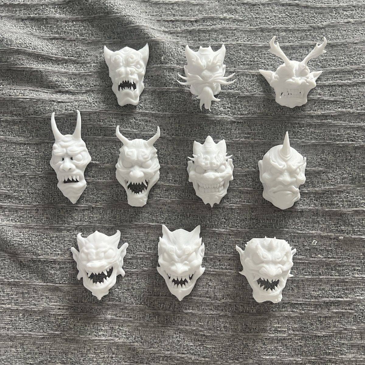 Peking Opera Mask (Part Two) - Free 3D Print Model - MakerWorld, image size:1200x1200