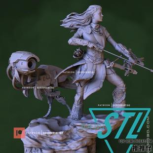 アーロイ 『原神』+Horizon ツインヒロイン 3Dプリントモデルデータ STLキャラクターフィギュア