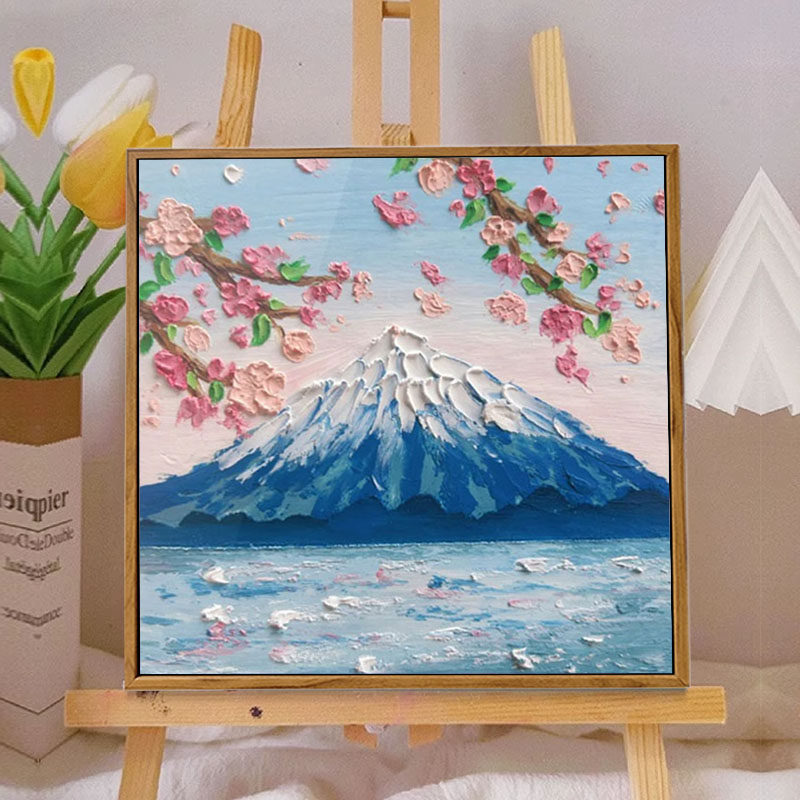 富士山数字油画-富士山数字油画促销价格、富士山数字油画品牌- 淘宝