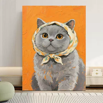油彩画　猫 数字油画diy油彩画猫咪-数字油画diy油彩画猫咪促销价格、数字油画diy