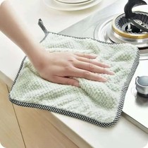 15 strips of absorbent without hair thickening kitchen housework cleaning non-oil wiping table towels household dishwashing cloth