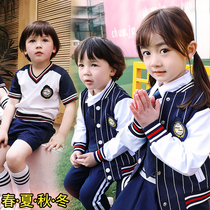 British style kindergarten Garden dress spring and autumn three-piece cotton baseball uniform