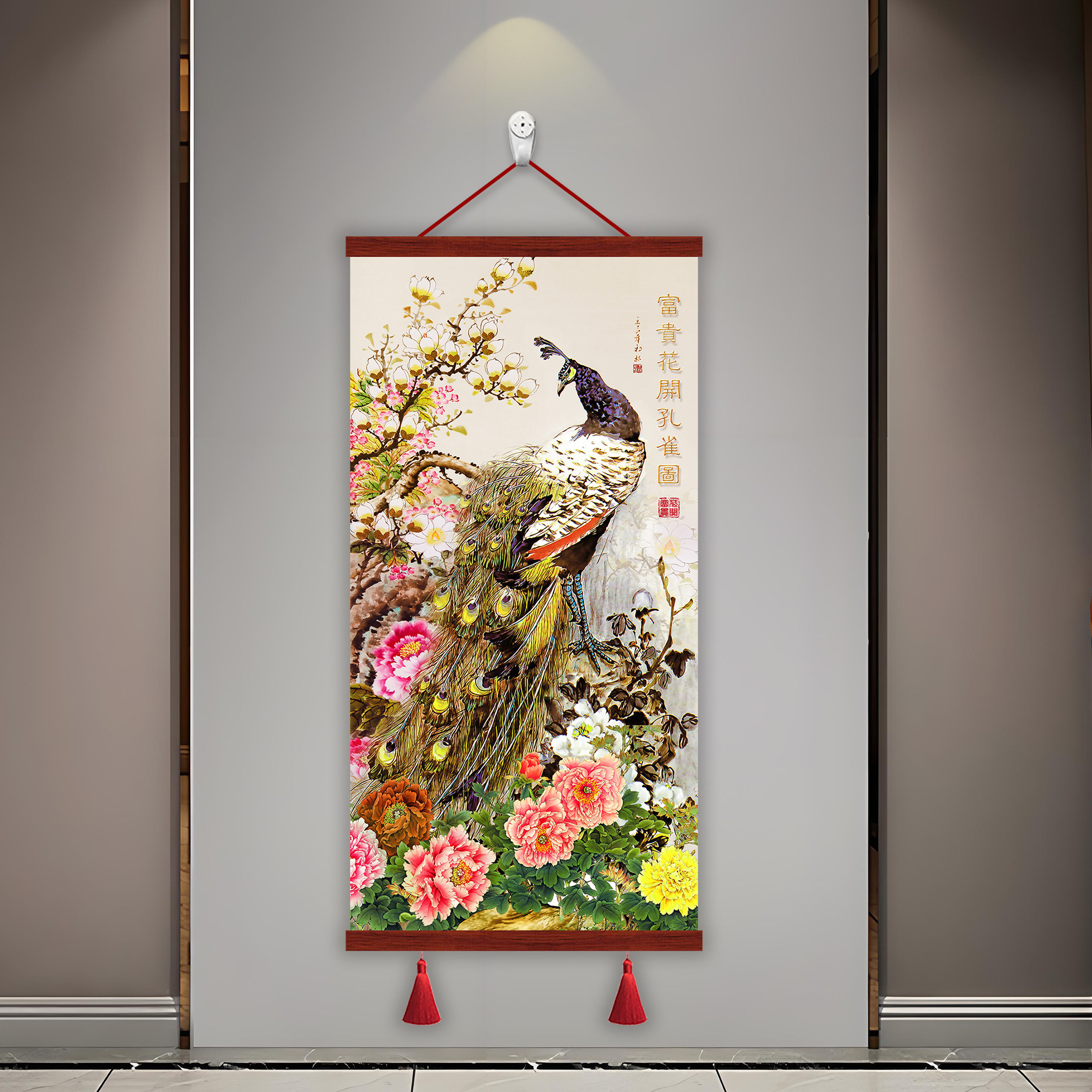 孔雀牡丹挂画-孔雀牡丹挂画促销价格、孔雀牡丹挂画品牌- 淘宝