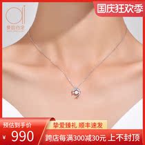 The rest of your life has a platinum dolphin necklace female summer ins niche simple platinum choker gift for girlfriend