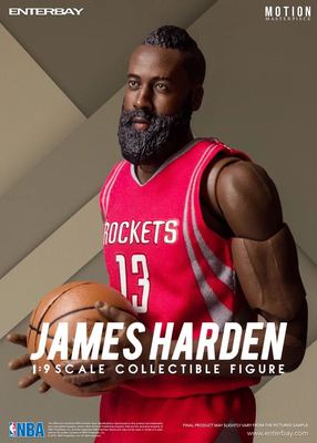 taobao agent [Spot] Enterbay Harden EB Basketball Star 1/9 Soldiers NBA hand -made mobile puppet