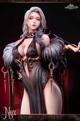 taobao agent [Booking Overseas] No Piji Amerfort Elf Series Three Bullets NYX Hands Statue