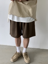 Longroad summer sundry wind Joker basic suit shorts cityboy retro casual loose five-point pants