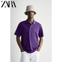 ZARA autumn new mens basic short sleeve POLO T-shirt 06462407611
