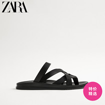 ZARA autumn new mens shoes black Sandals sandals 12715720040