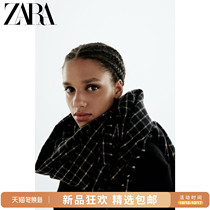 ZARA autumn new womens plaid thin scarf 03739264800