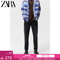 ZARA Autumn Winter New Mens straight black jeans 00840366800