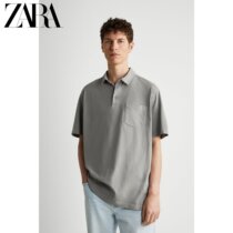 ZARA summer new mens pure cotton short-sleeved POLO T-shirt 06462406802