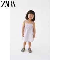  ZARA early autumn new baby girl and child suspender dress 03335372612