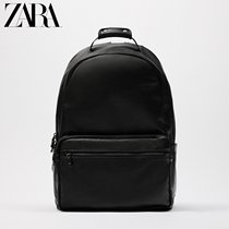 ZARA new mens bag black large capacity multi-pocket backpack 13215820040