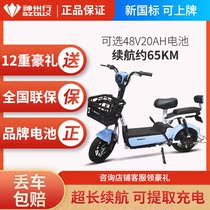 Shenzhou Line new national standard electric bicycle 48V travel intelligent can propose battery car Lady parent-child lithium tram