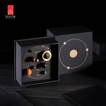 (Xiling Printing Company) New Product Three-body Official Genuine Surrounding Liu Cixin Cosmic Starry Stationery Creative Gift Gift Set Solar System Pushpin Crisis Era Ruler Fragrance Fragrance Box
