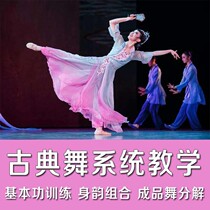 Adult dance tutorial Chinese classical dance in the lights Detailed breakdown teaching Chinese dance video teaching materials