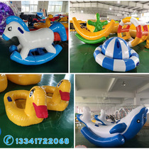 Manufacturer Direct Marketing Inflatable Water Toy Park Small SeaStar Wind Fire Wheel Banana Boat Trampoline Trampoline Triangular Slide Stilts Stilts