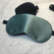 Light and thin non-pressure eye heavy silk eye mask 100% mulberry silk handmade custom positive and negative two colors can wear shading breathable