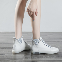 2021 autumn and winter New tai chi shoes womens high-top Taijiquan shoes leather morning shoes beef tendon training shoes cowhide